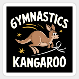 Gymnastics Kangaroo – Funny Animal Gymnast Magnet